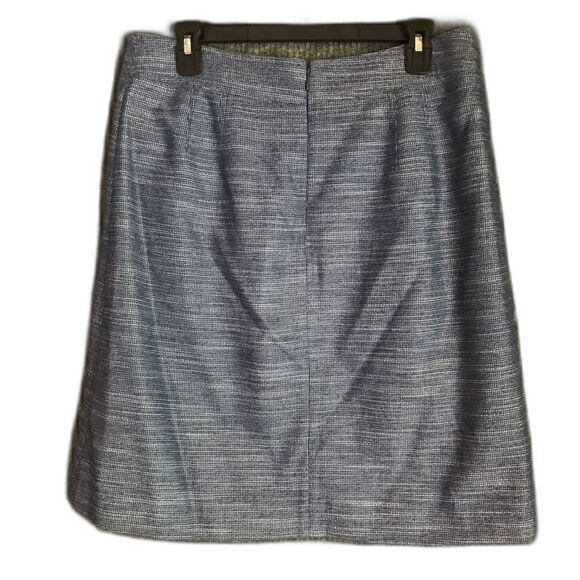 Tommy Hilfiger Skirt Suit Women Size 10 Blue Tweed 2-Piece Set Blazer & Skirt - Picture 8 of 10